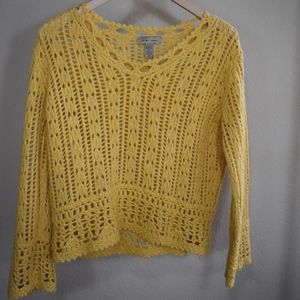 Yellow Knit sweater